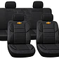 Fundas Cubre Asiento Auto Chevrolet Tela Acolchada - Miniatura 4