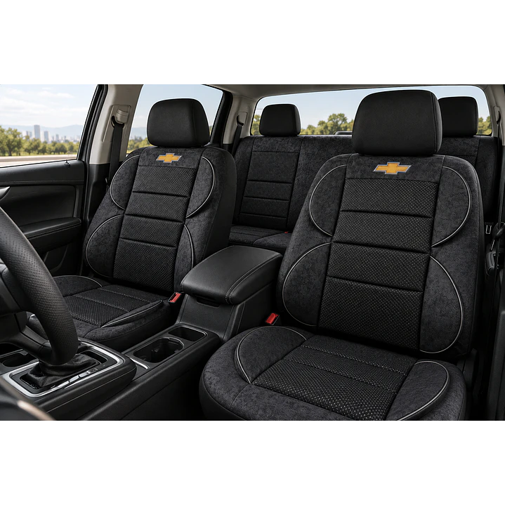 Fundas Cubre Asiento Auto Chevrolet Tela Acolchada 1