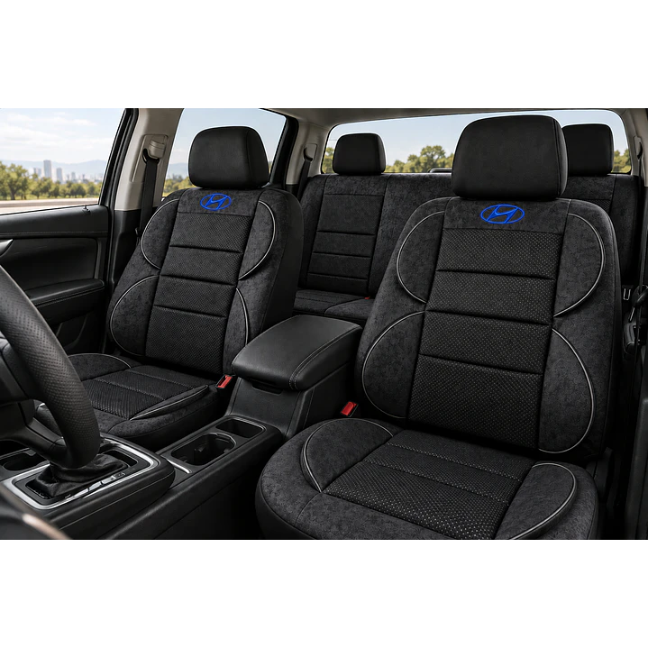 Fundas Cubre Asiento Auto Hyundai Tela Acolchada 1
