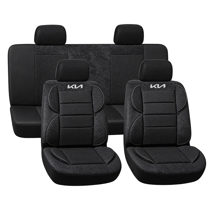 Fundas Cubre Asiento Auto Kia Tela Acolchada 4