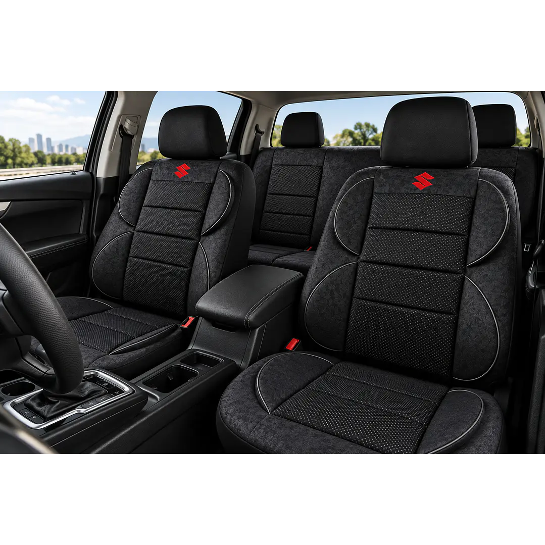 Fundas Cubre Asiento Auto Suzuki Tela Acolchada 1