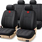 Fundas Cubre Asiento Auto Suzuki Tela Negro - Miniatura 3