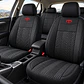 Fundas Cubre Asiento Auto Toyota Tela Negro - Miniatura 1
