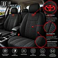 Fundas Cubre Asiento Auto Toyota Tela Negro - Miniatura 2