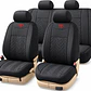 Fundas Cubre Asiento Auto Toyota Tela Negro - Miniatura 3