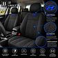 Fundas Cubre Asiento Auto Hyundai Tela Negro - Miniatura 2