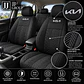 Fundas Cubre Asiento Auto Kia Tela Negro - Miniatura 2
