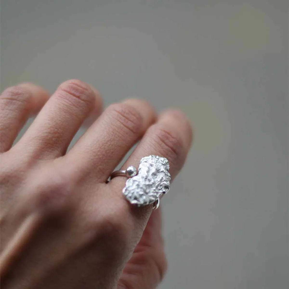 Anillo Compromiso Andromeda Plata 950