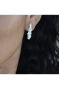 AROS ROCAS DE PLATA 950 IRREGULARES