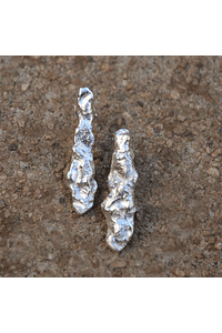 AROS ROCAS DE PLATA 950 IRREGULARES