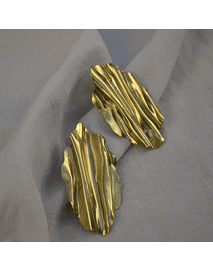 AROS CORTEZA BRONCE- PIN DE PLATA 950