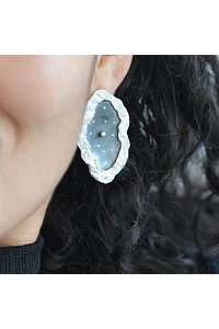 AROS CLARO DE NOCHE GRANDES- Plata 950 (Pre-orden)