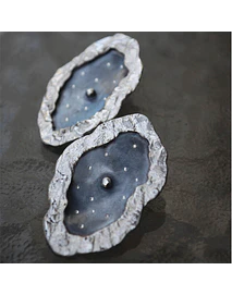 AROS CLARO DE NOCHE GRANDES- Plata 950 (Pre-orden)