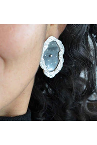 AROS CLARO DE NOCHE GRANDES- Plata 950 (Pre-orden)
