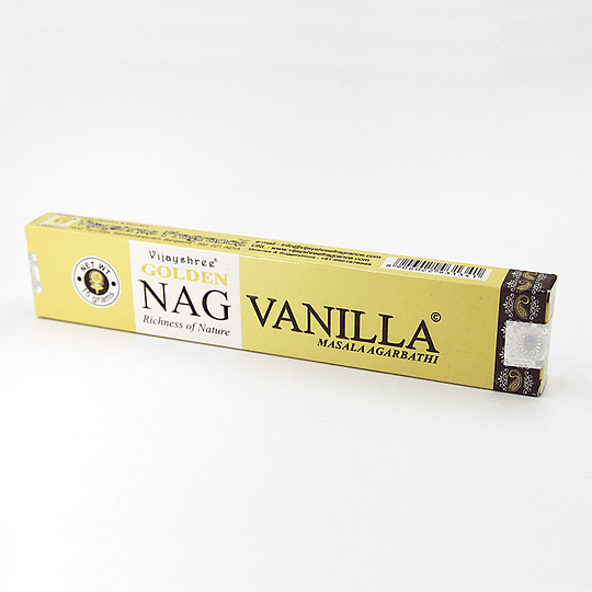 Incenso Golden Nag Vanilla