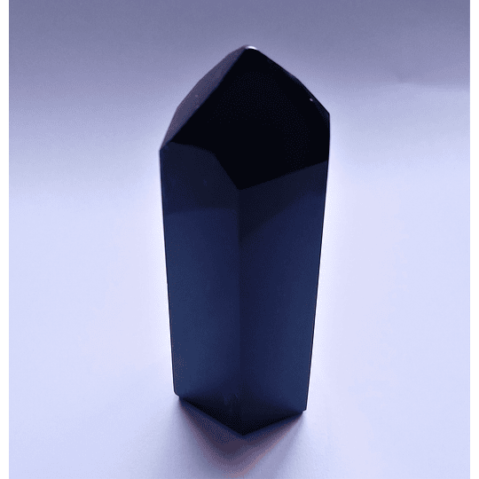 Ponta de obsidiana negra 177g