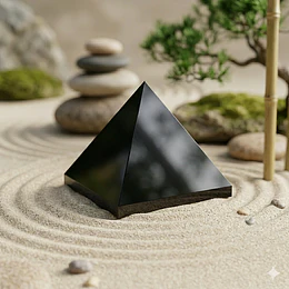 Pirâmide de obsidiana negra 5x5