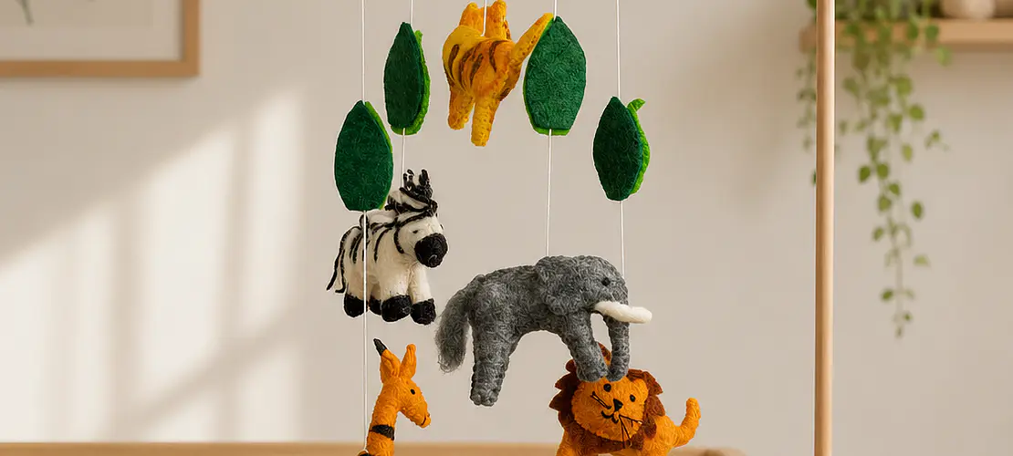 Móbiles de feltro