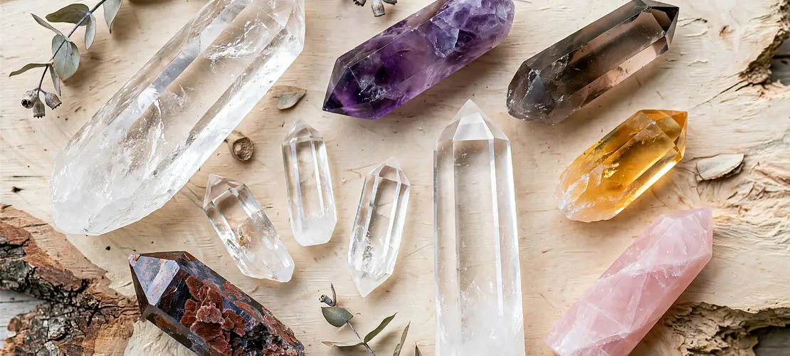 Pontas de cristal
