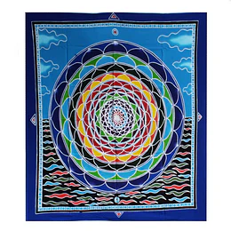 Pano Mandala nas nuvens 106cm x 93cm
