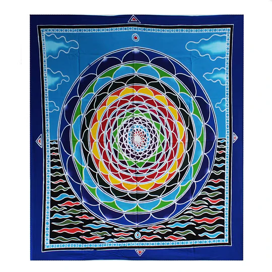 Pano Mandala nas nuvens 106cm x 93cm