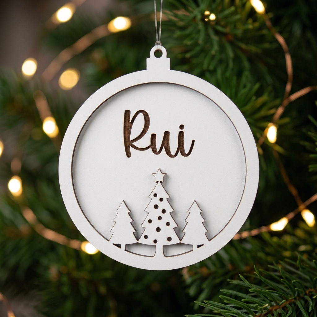 Pendente pinheiros de Natal