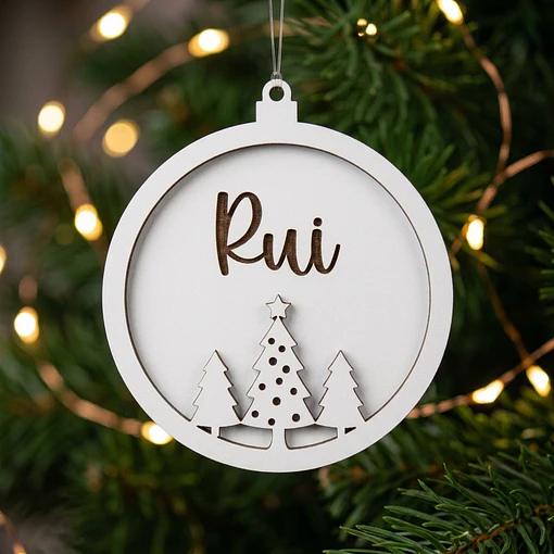 Pendente pinheiros de Natal