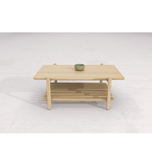 Mesa de Centro Patas Torneadas con Base