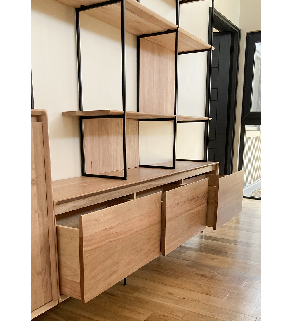 Librero a muro Fierro + Lenga