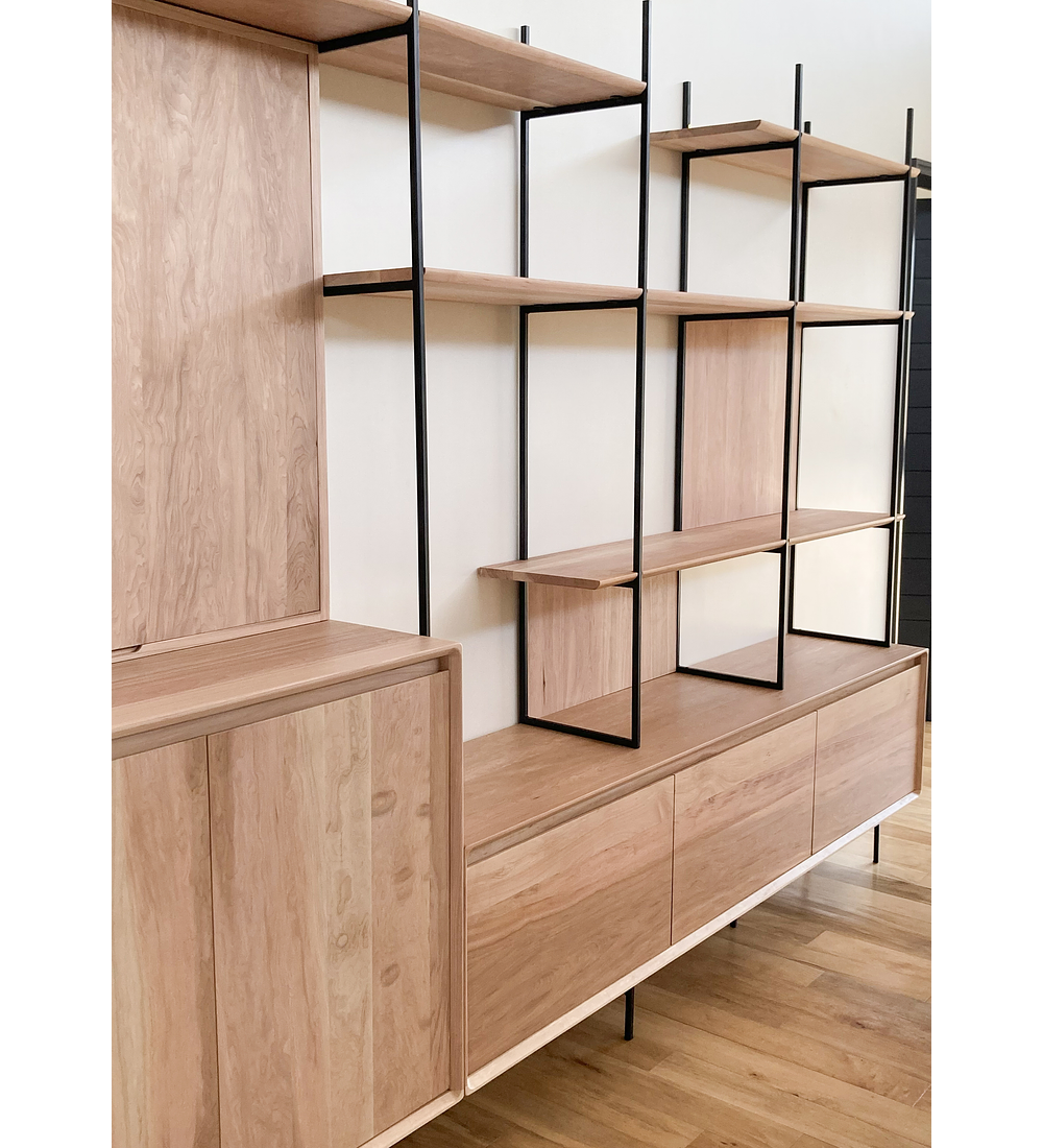 Librero a muro Fierro + Lenga