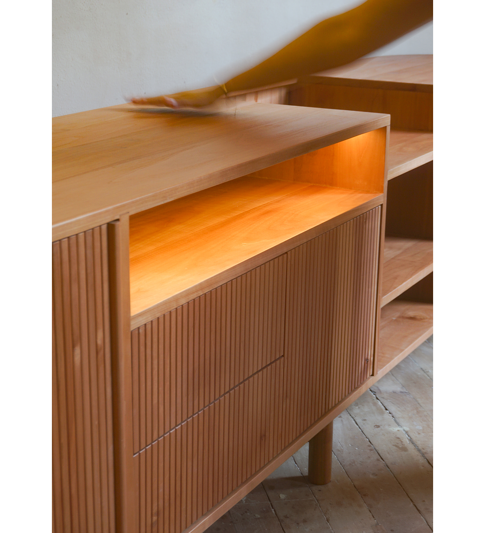 Rack para tocadiscos, equipos y vinilos