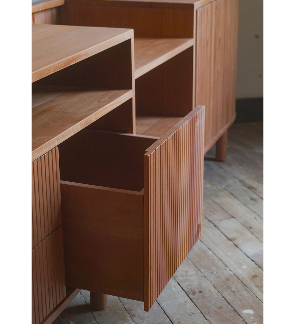 Rack para tocadiscos, equipos y vinilos