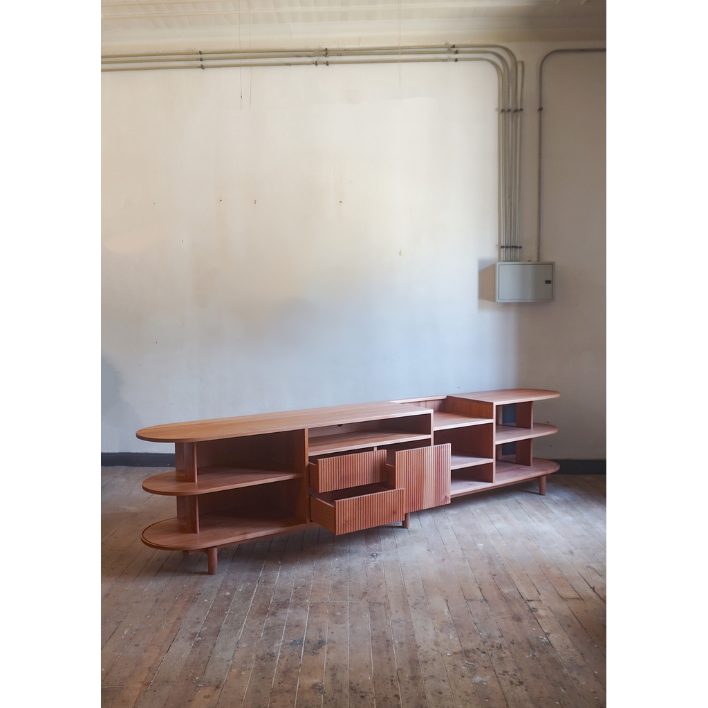 Rack para tocadiscos, equipos y vinilos