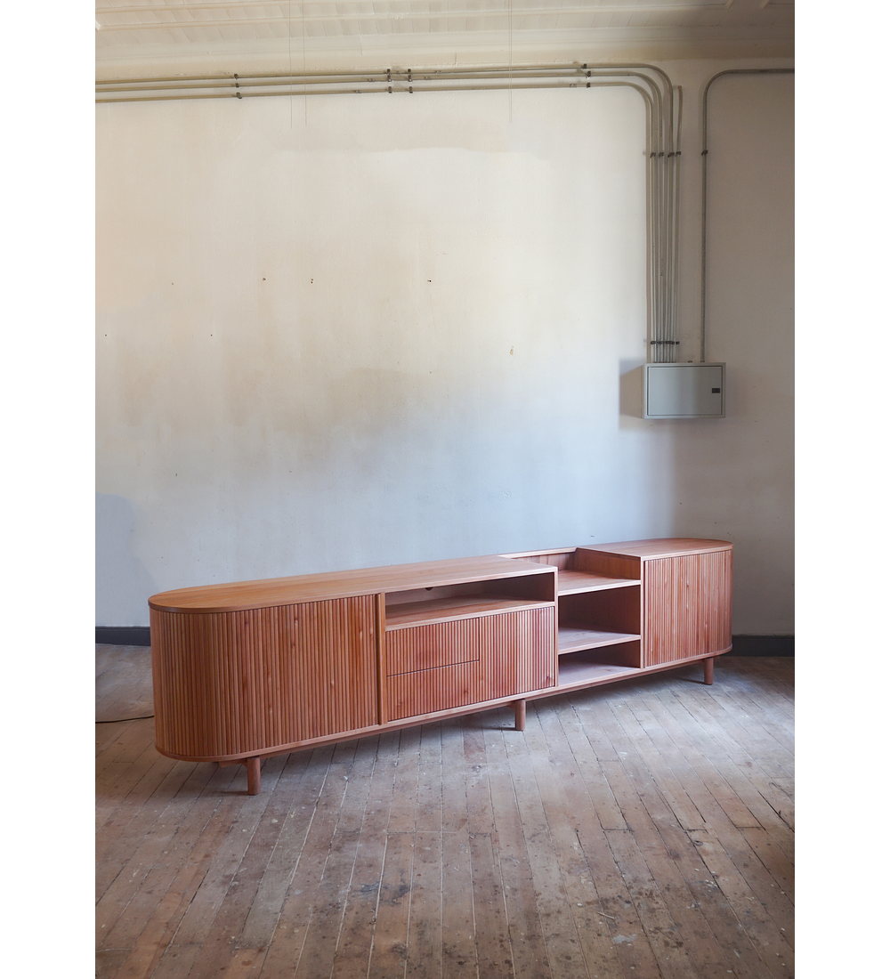 Rack para tocadiscos, equipos y vinilos