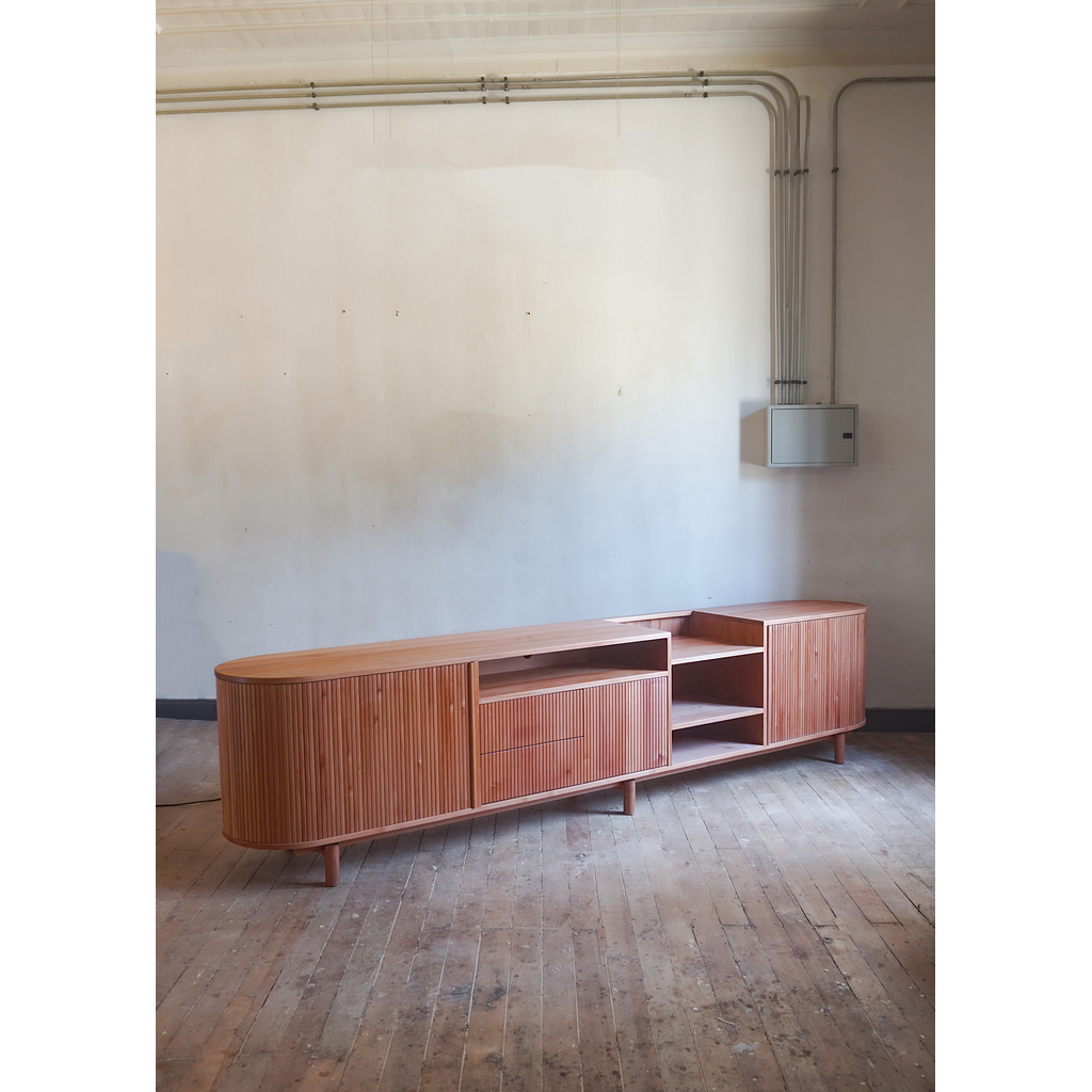 Rack para tocadiscos, equipos y vinilos