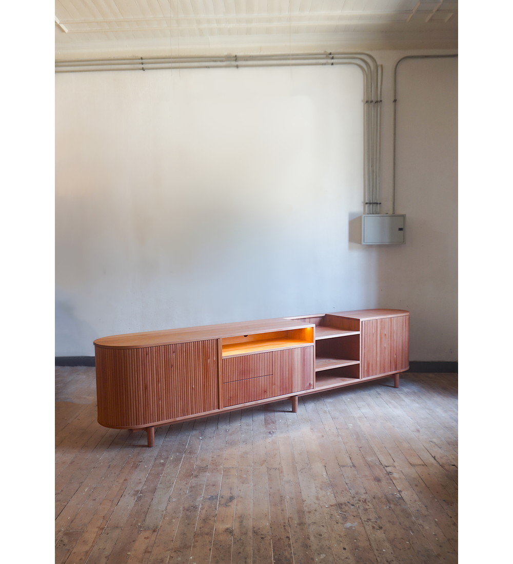 Rack para tocadiscos, equipos y vinilos