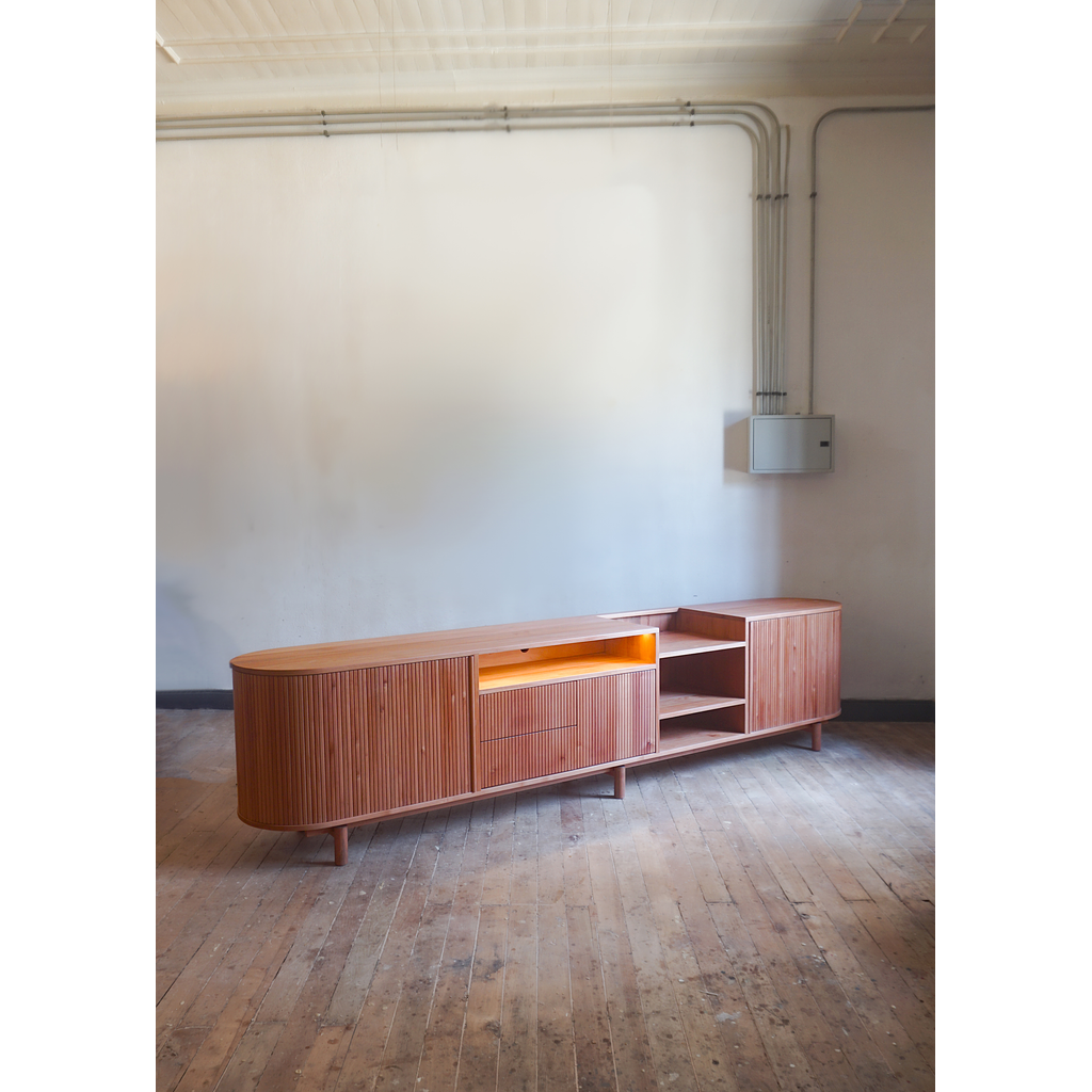 Rack para tocadiscos, equipos y vinilos