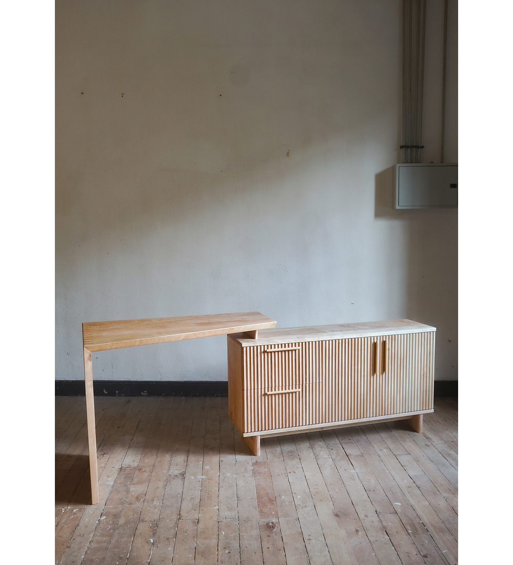 Escritorio + Rack Lenga 