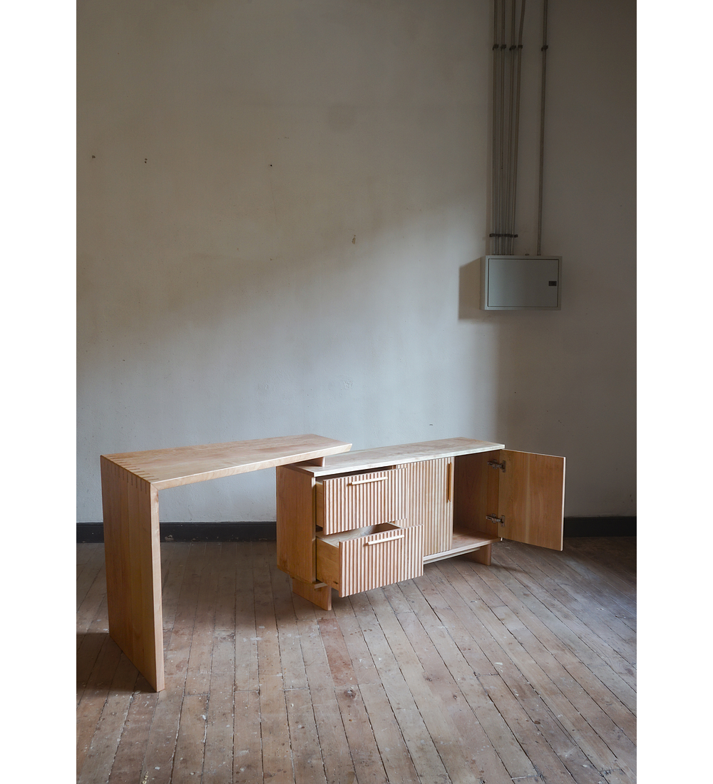 Escritorio + Rack Lenga 