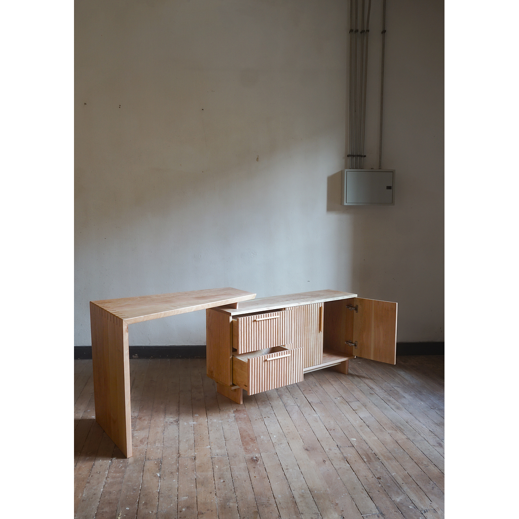 Escritorio + Rack Lenga 