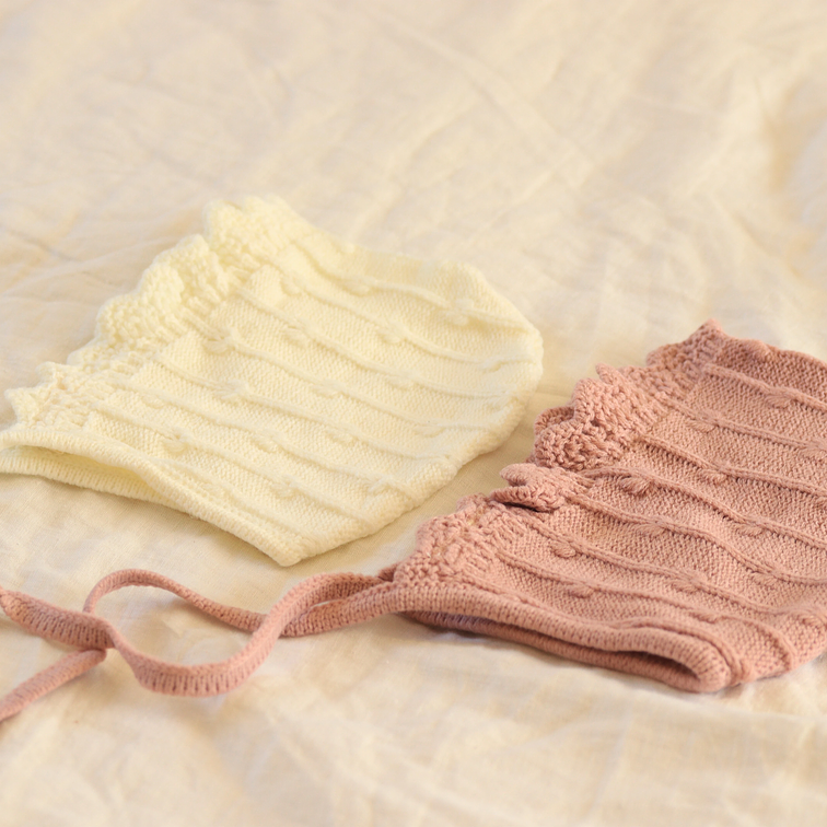 Gorro Niña Tejido Talla  6 meses - 2 años 1