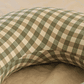 Cojín de Lactancia Cuadros Verde/Blanco - Miniatura 3