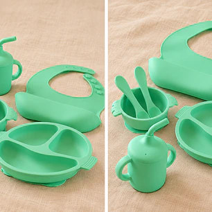 Set de Alimentación Verde Claro 