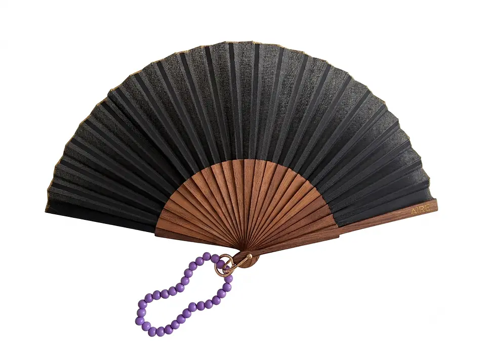 Abanico Negro Absoluto 21