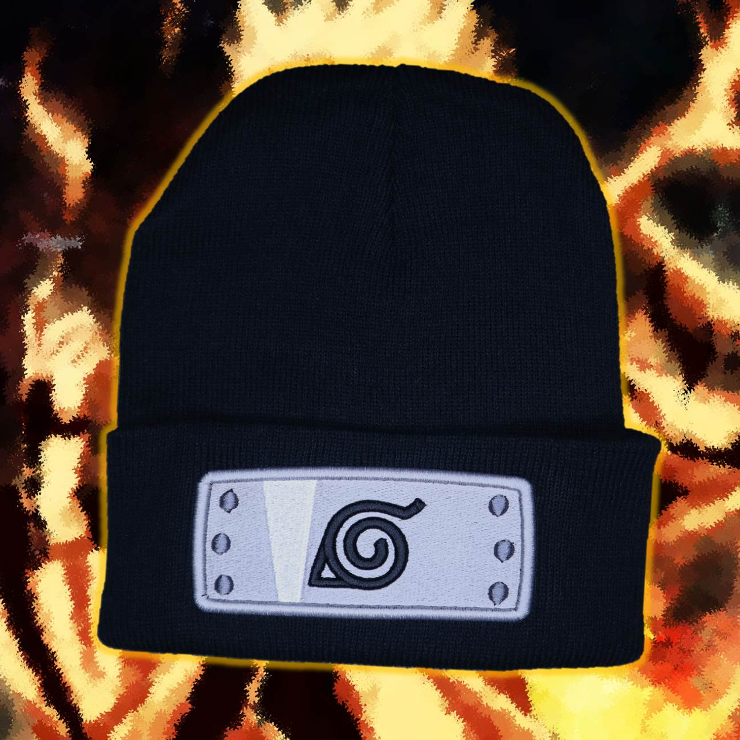 Konoha. Beanie bordado. 1