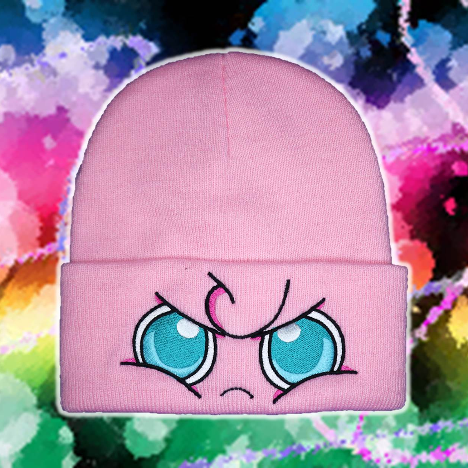 Jigglypuff. Beanie bordado.