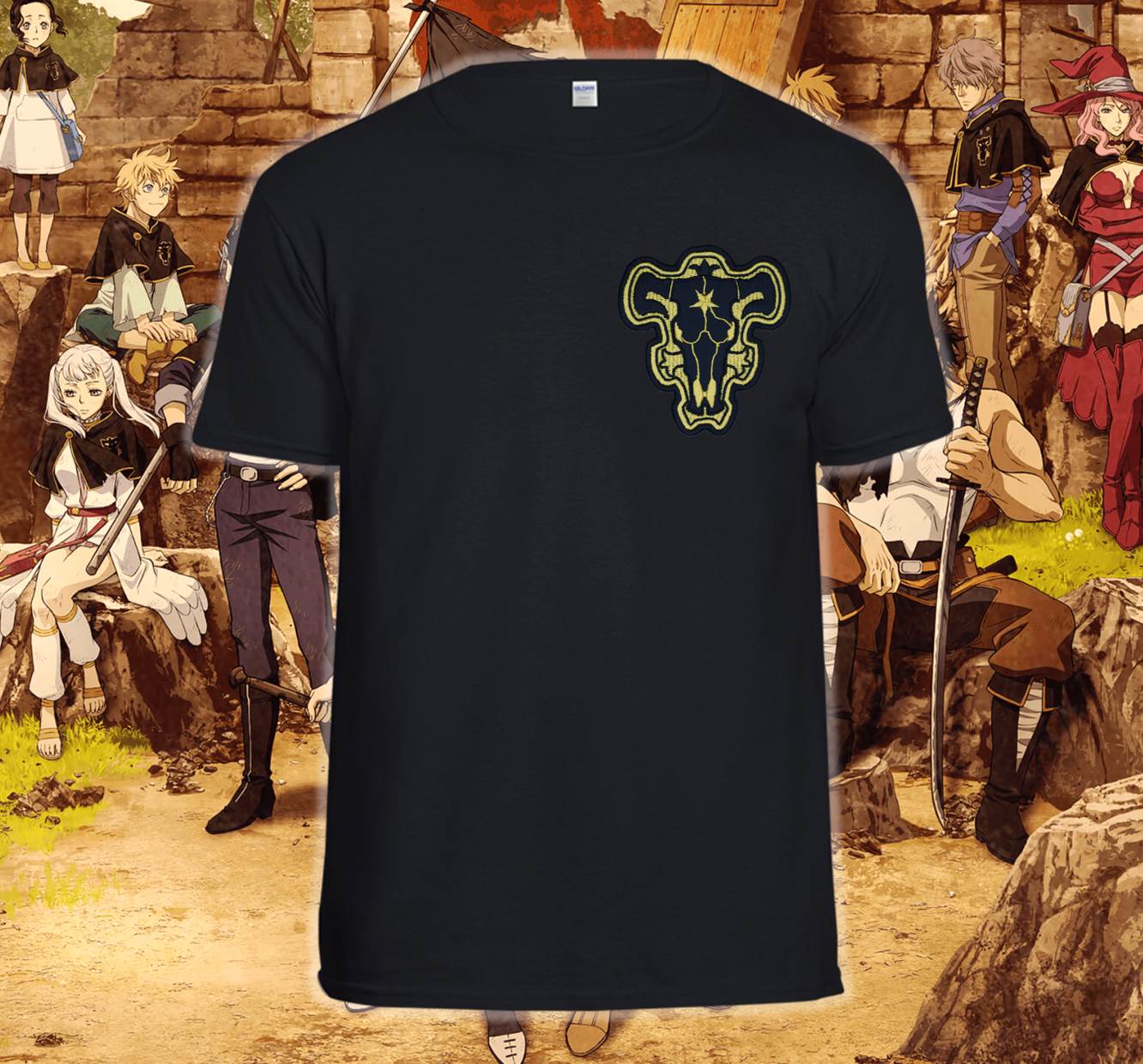 Toros Negros Polera Bordada Variedad De Colores toros-negros-polera-bordada-variedad-de-colores