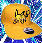 Pika Piká!! Snapback Pikachu bordado con relieve. - Miniatura 1