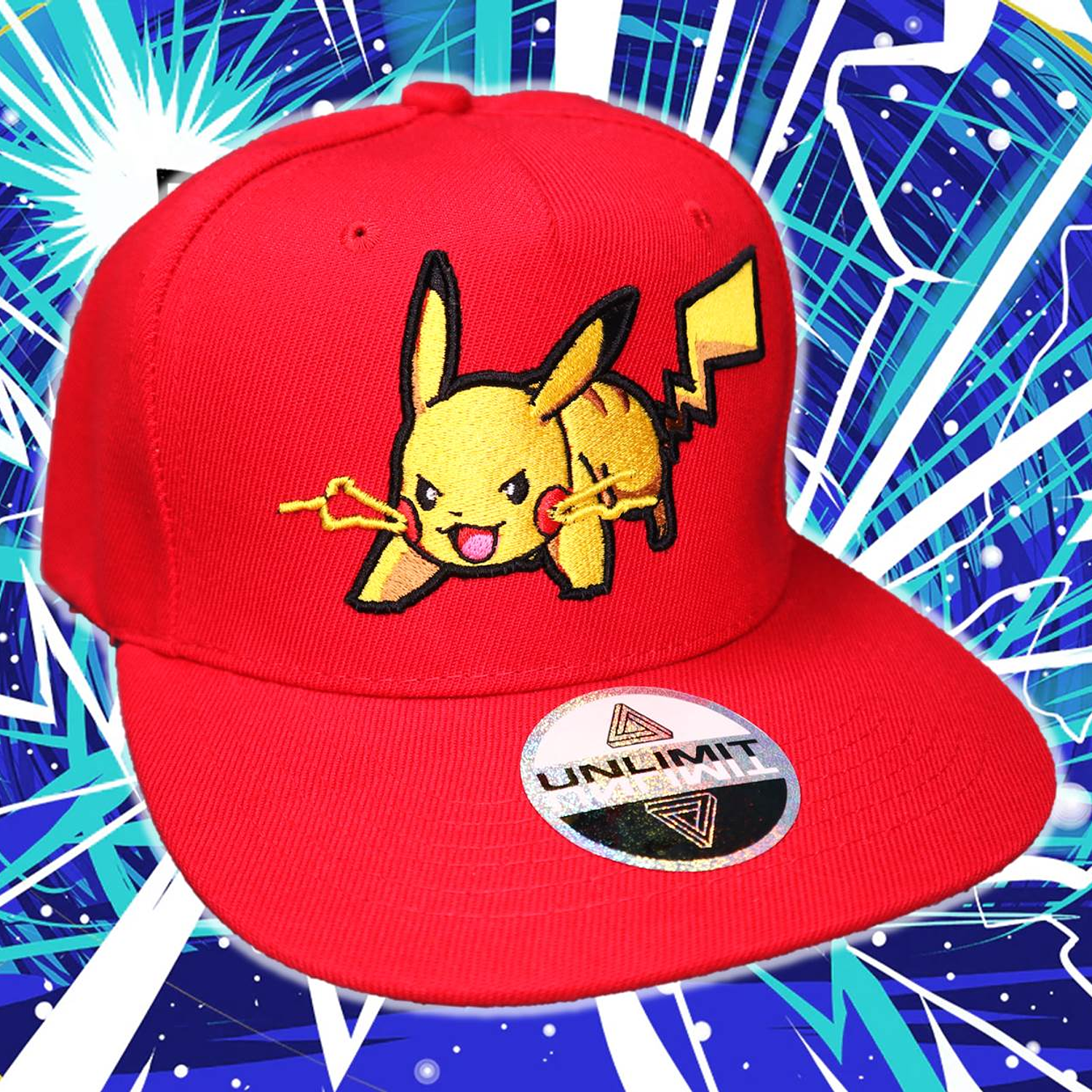 Pika Piká!! Snapback Pikachu bordado con relieve. 2