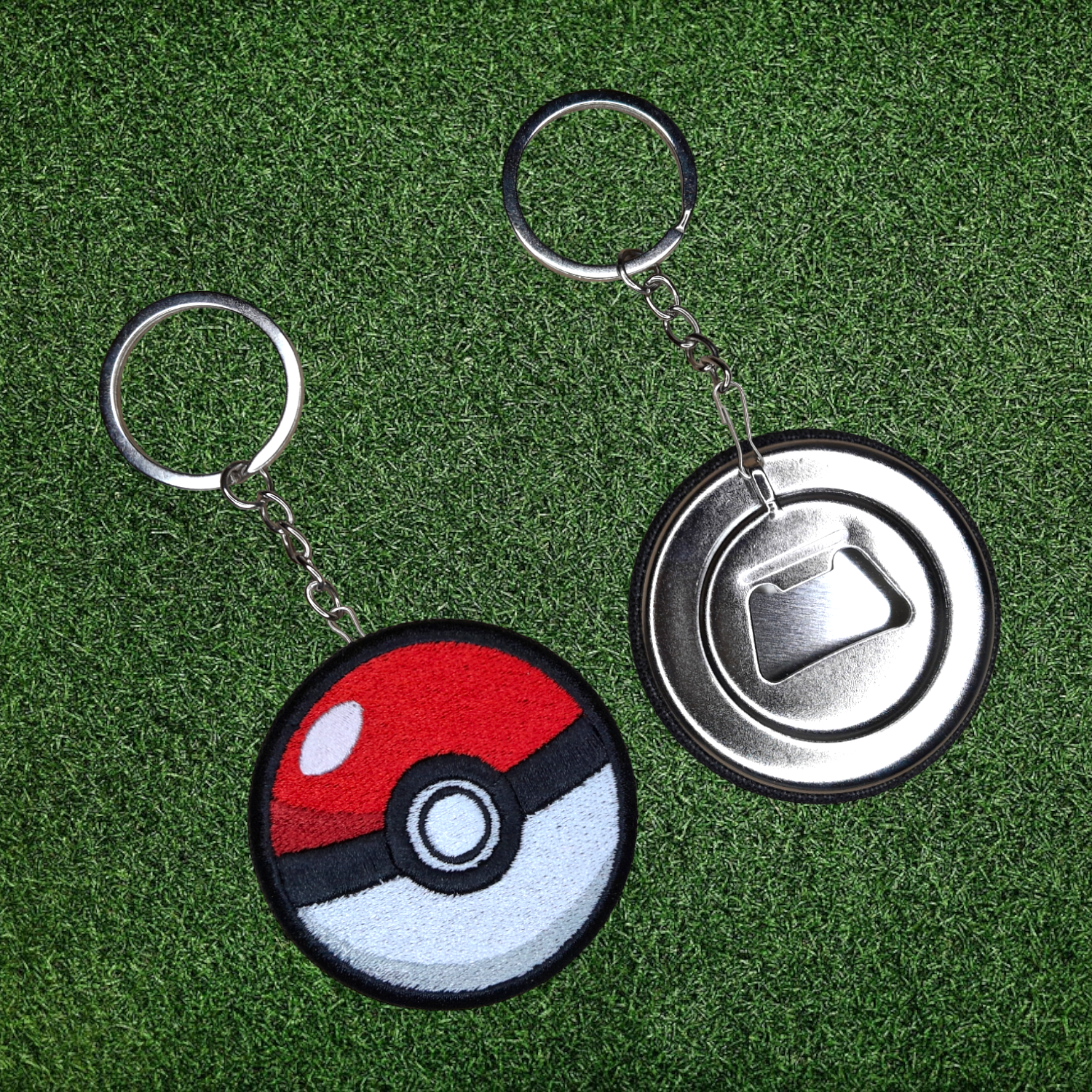 Pokebola. Llavero bordado. Pokemon. Pokeball. 1